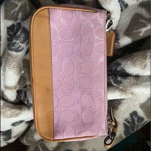 mini Pink coach purse
